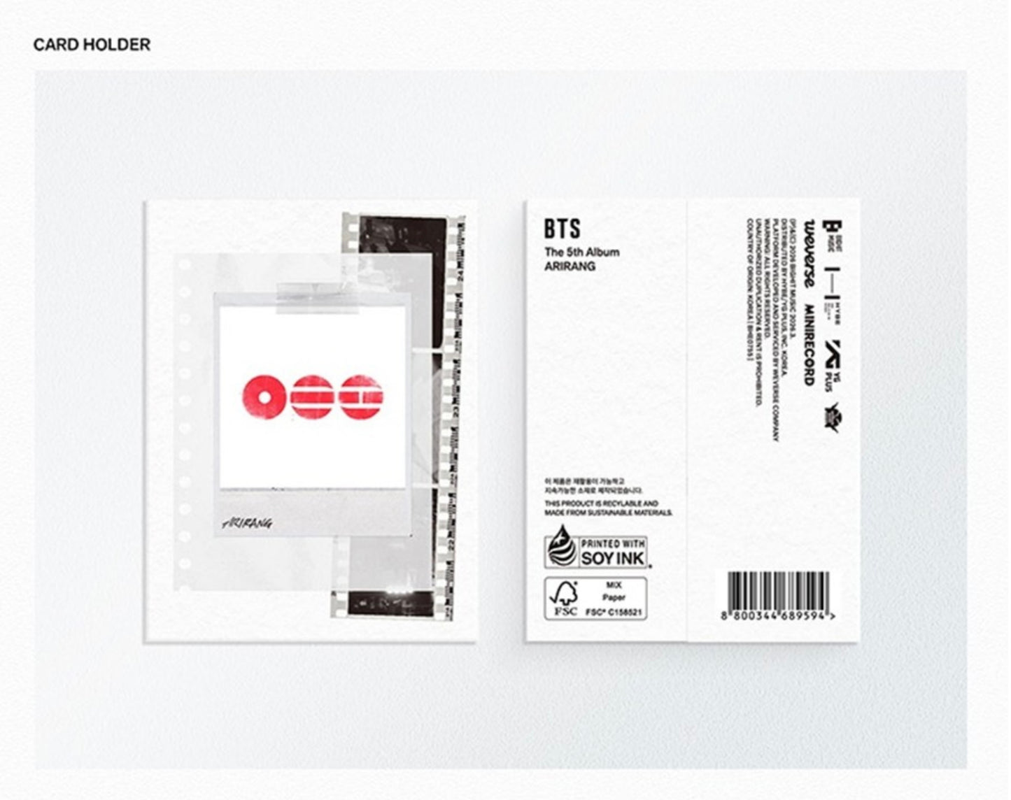 BTS - Arirang (Weverse Ver.) 5th Album