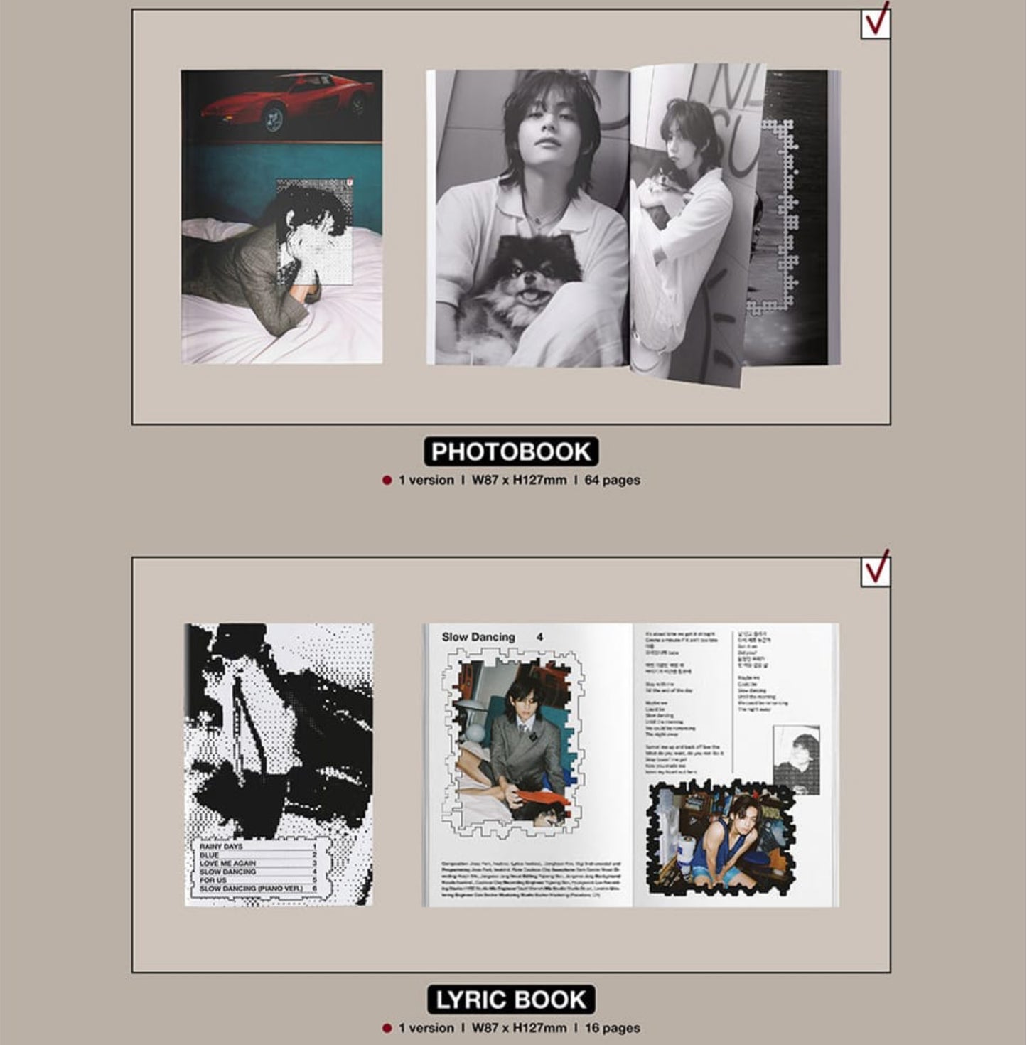 V ( Bts ) Layover (Weverse Ver.)